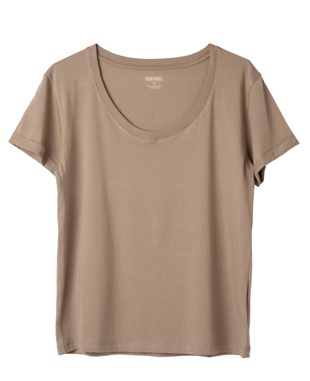 Polera Básica Cuello U - Beige
