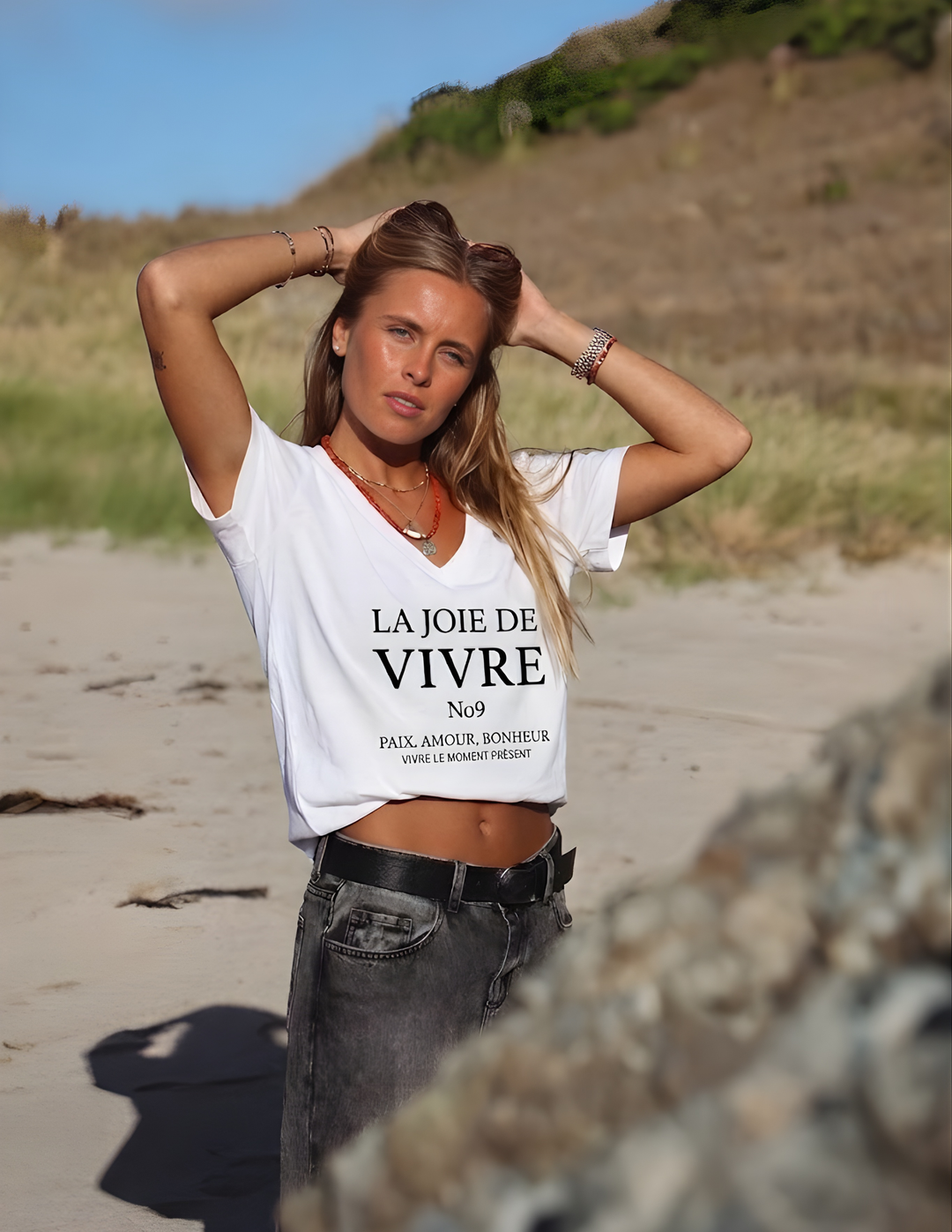 Polera La Joie - Blanca