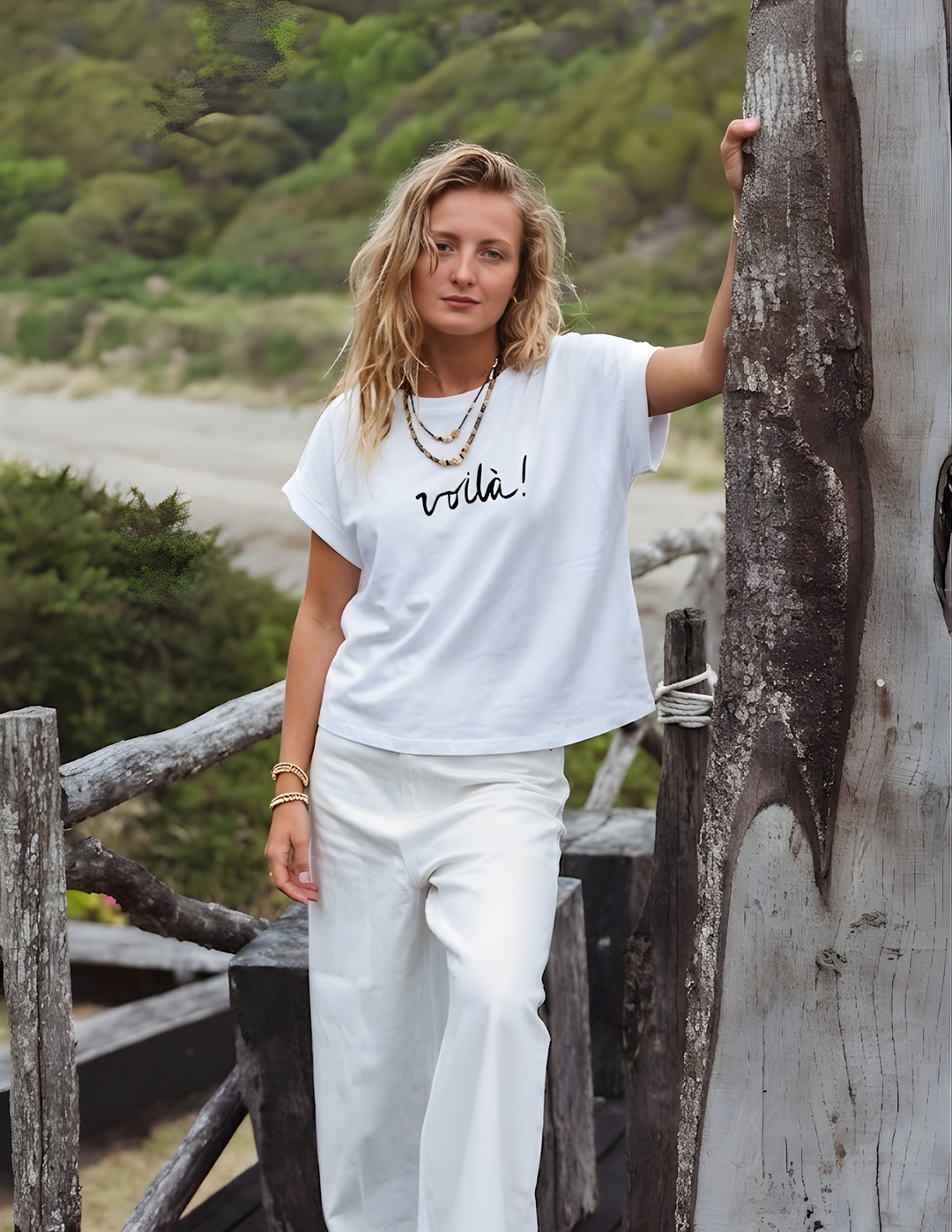 Polera Voilà - Blanca