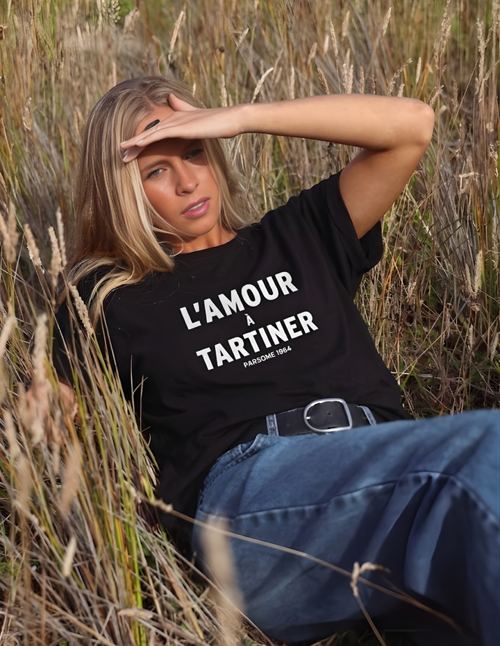 Polera Amour Tartiner - Negra