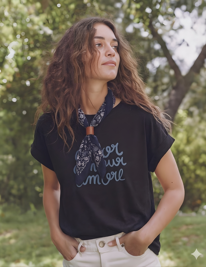 Polera Amore - Negra