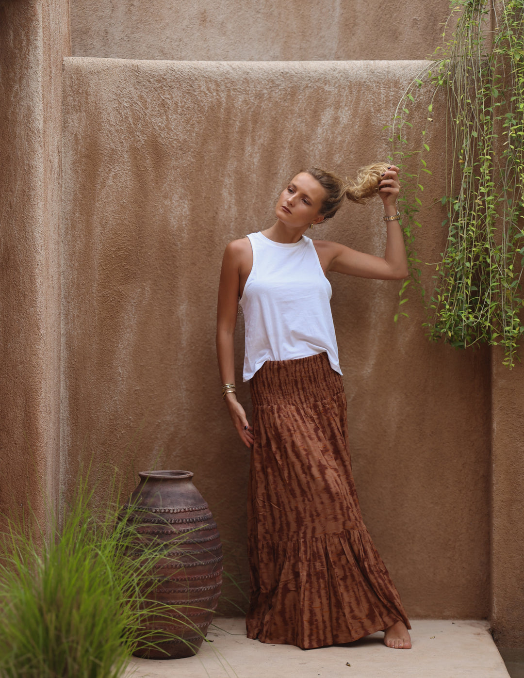 Pollera Gardenia - Ombak Tierra