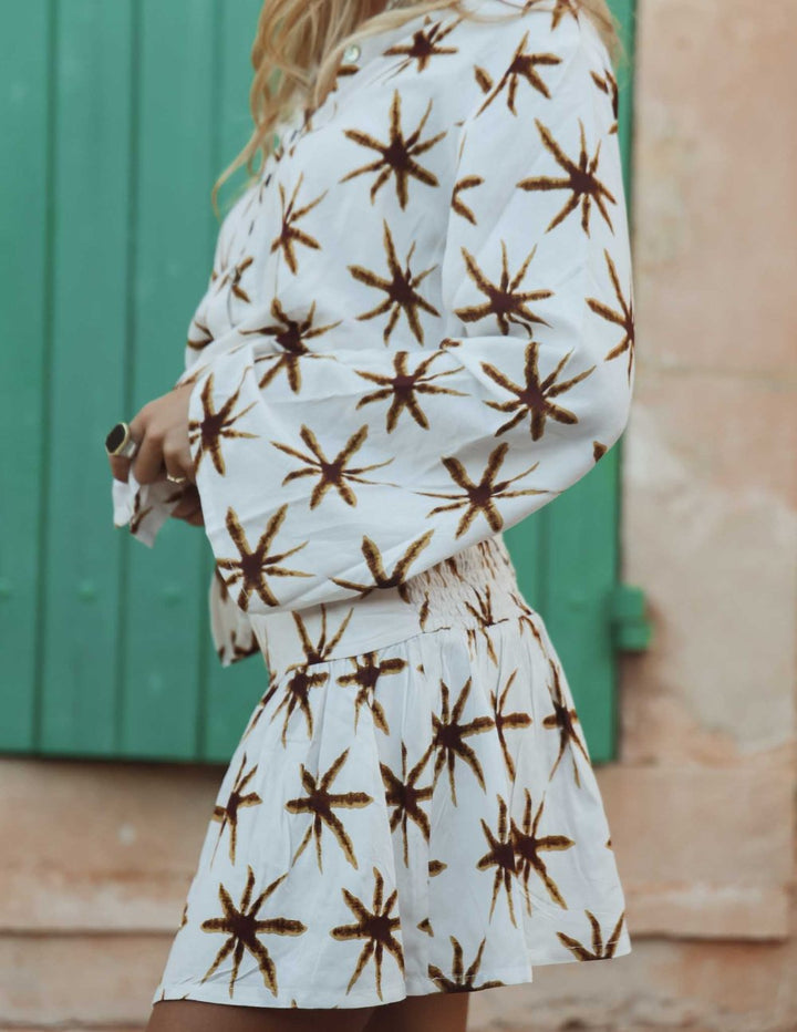 Blusa Alizee - Etoiles Blanco