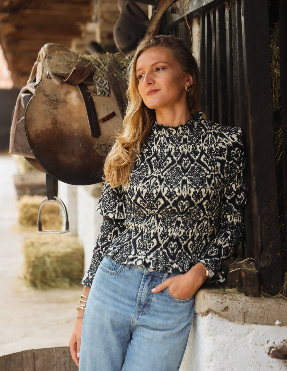 Blusa Delia - Ikara Azul