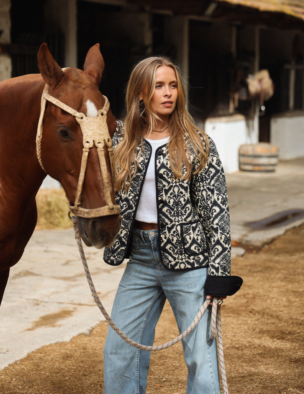 Chaqueta Indira - Ikara Azul