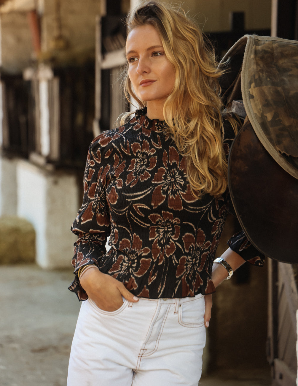 Blusa Delia - Flores Terra