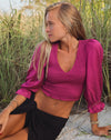 Blusa Inma - Fuscia