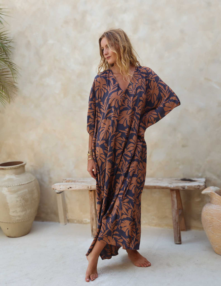 Vestido Alina - Bunga Terracota