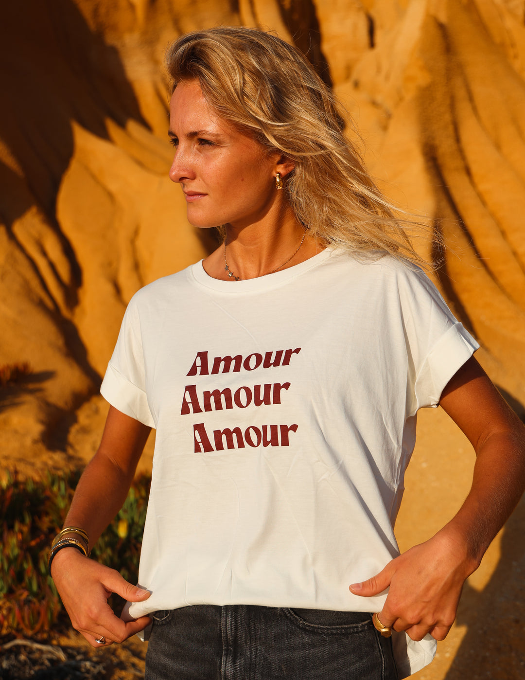 Polera Amour Amour - Blanca