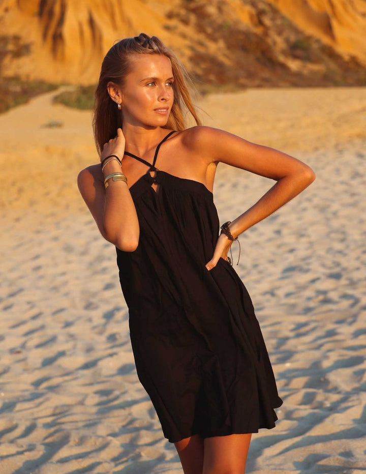 Vestido Zoe Corto - Negro