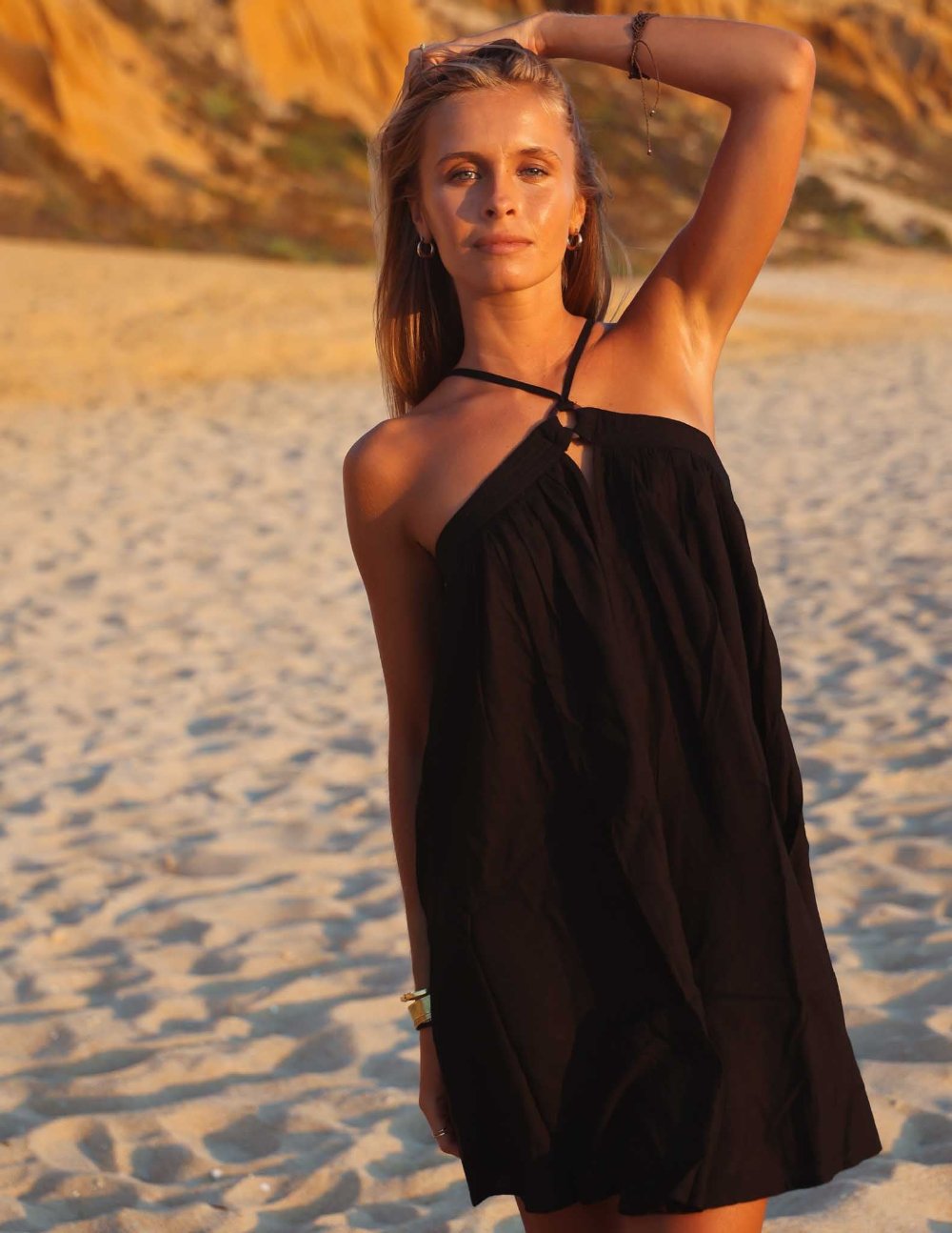 Vestido Zoe Corto - Negro