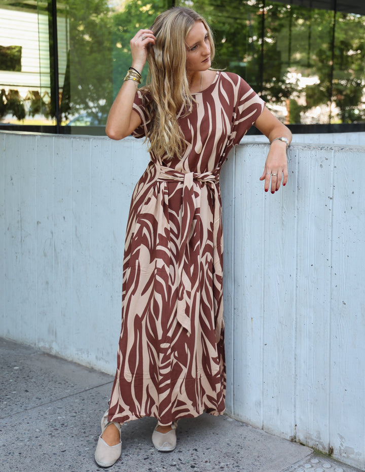 Vestido Zia - Senja Bordó