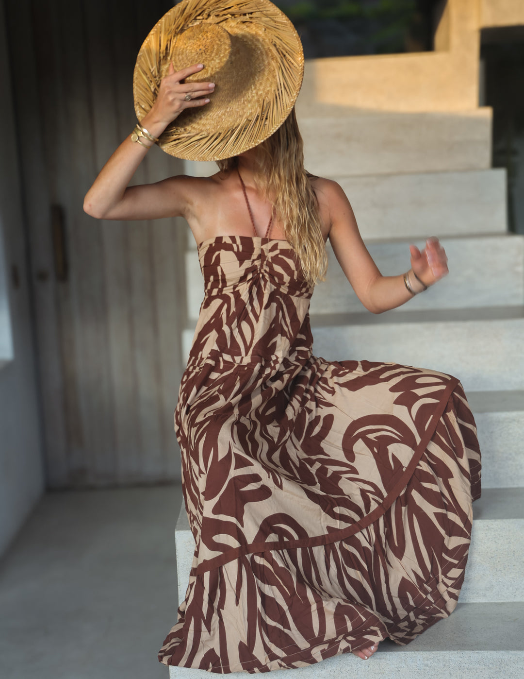 Vestido Élise - Senja Bordó