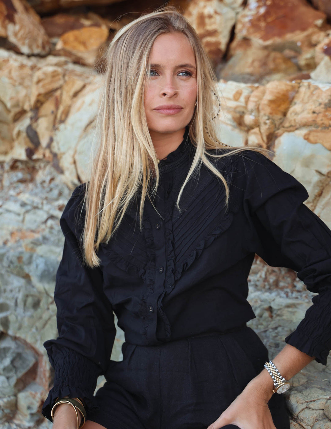 Blusa Solstice - Negra