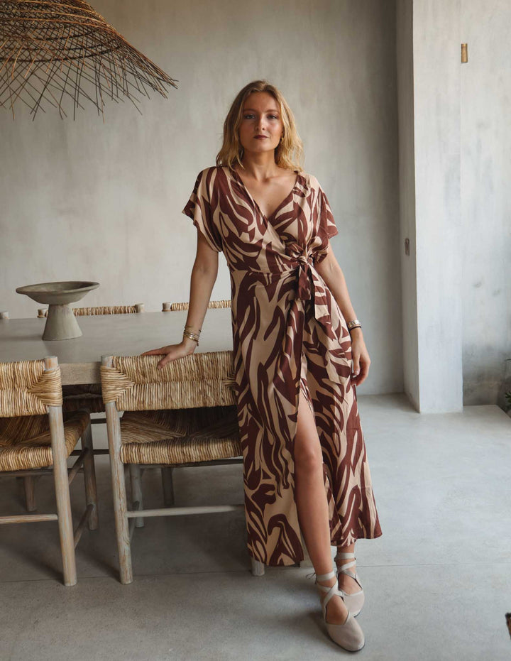 Vestido Canggu - Senja Bordó