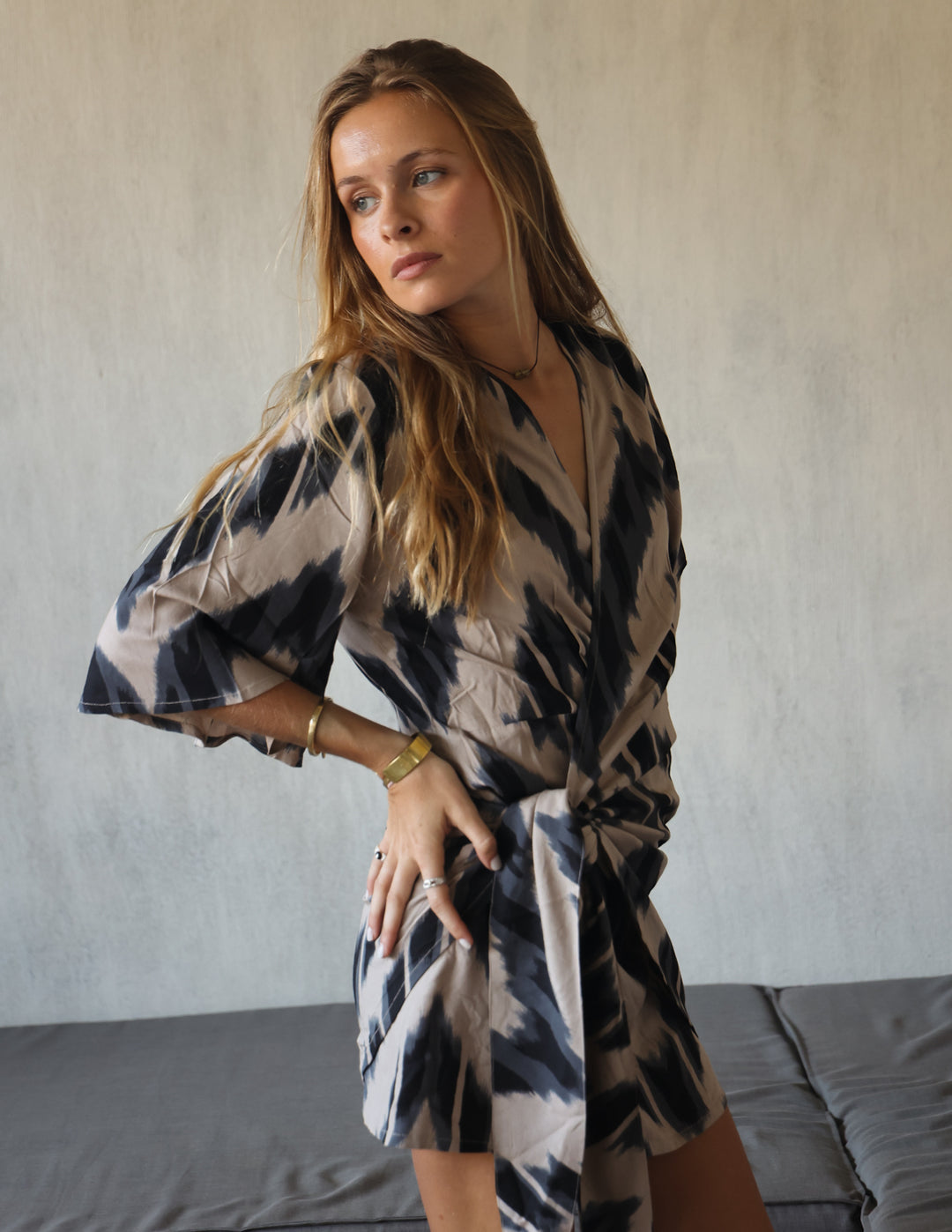 Vestido Manuela - Cahaya Azul