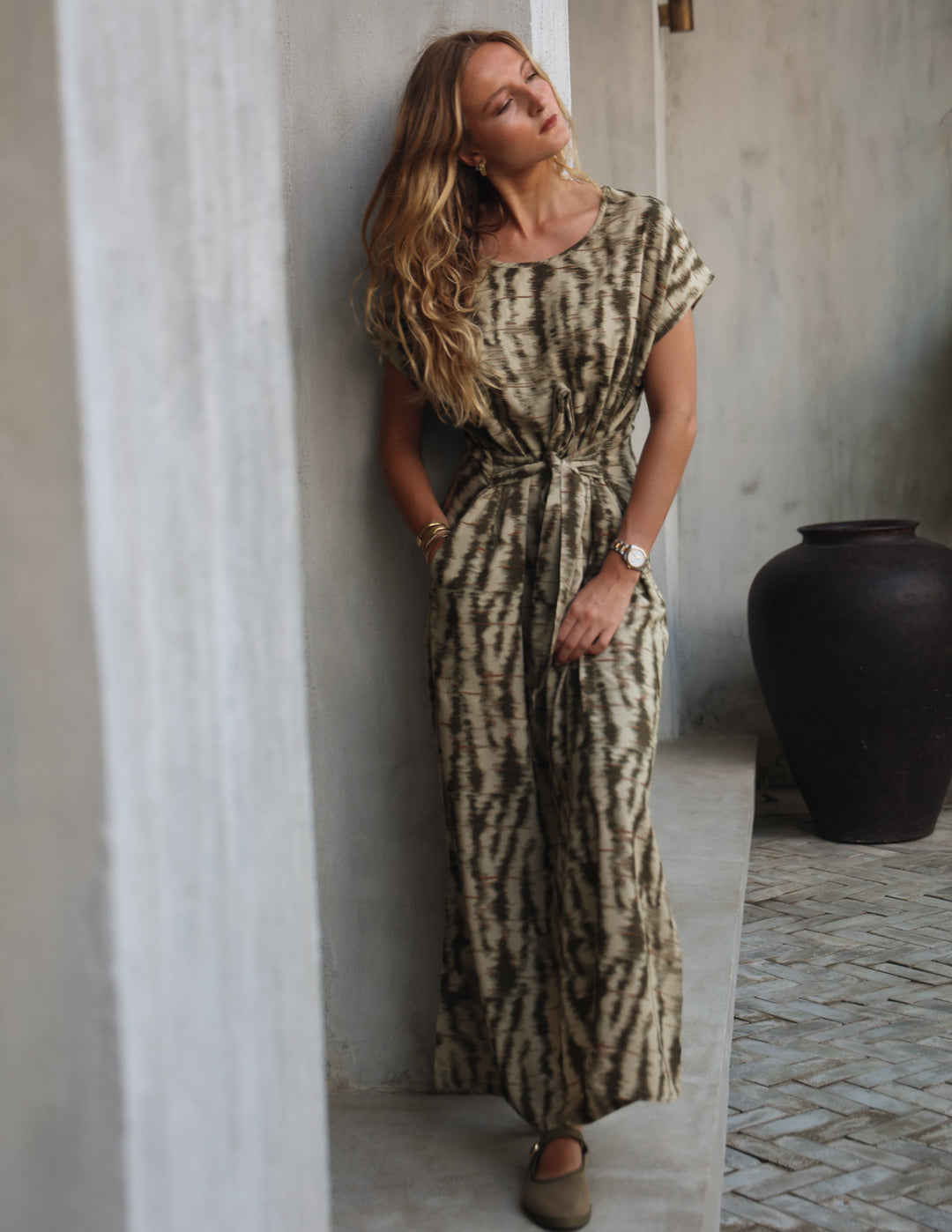 Vestido Zia - Ombak Verde