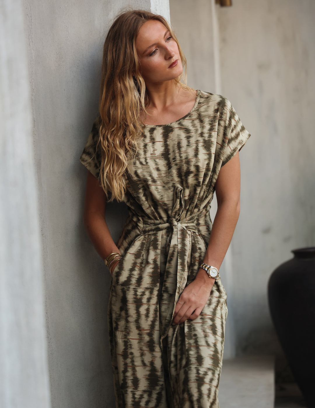 Vestido Zia - Ombak Verde