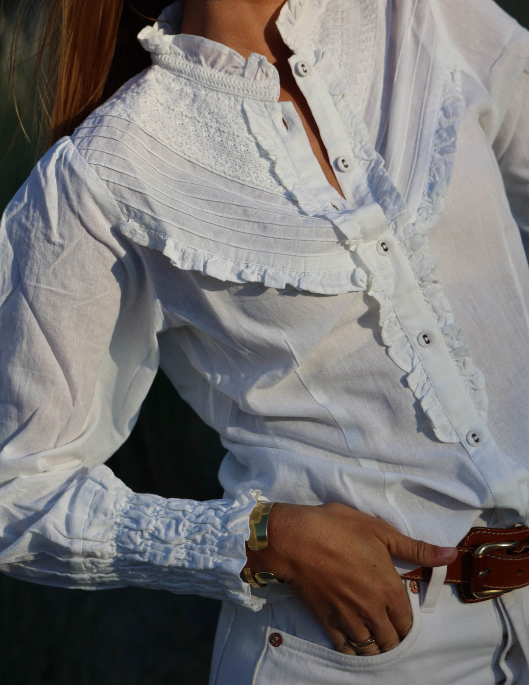 Blusa Solstice - Blanca