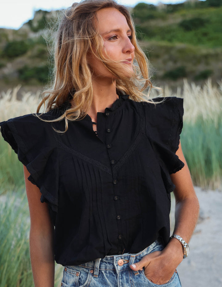 Blusa Dorée - Negra