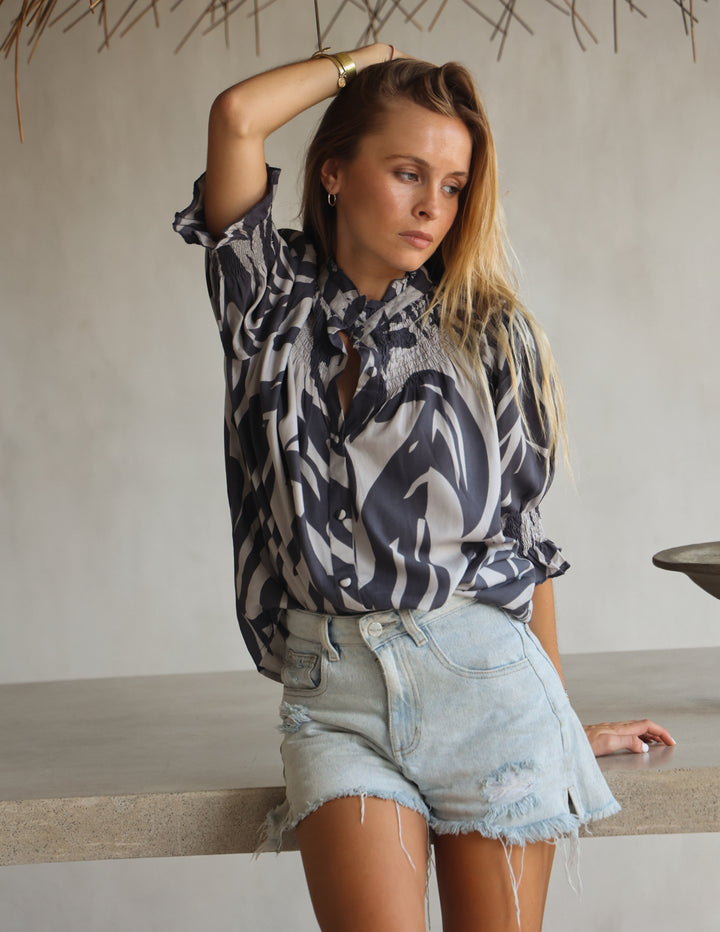 Blusa Lume - Senja Azul