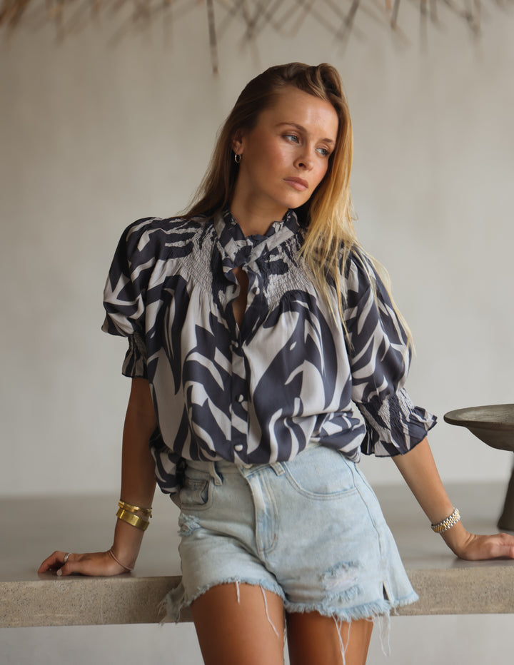 Blusa Lume - Senja Azul