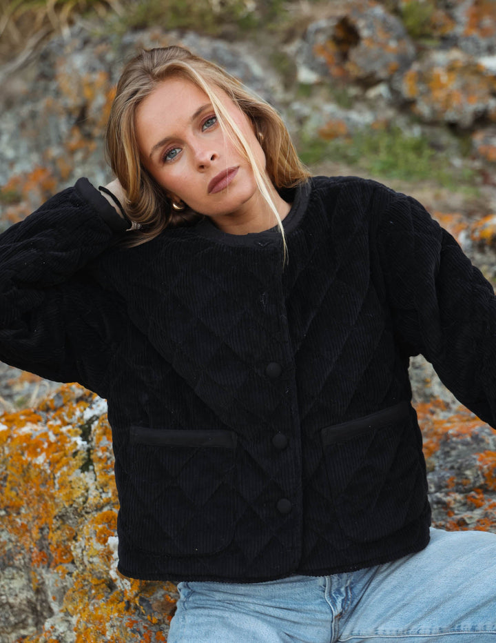 Chaqueta Clásica - Cotelé Negra