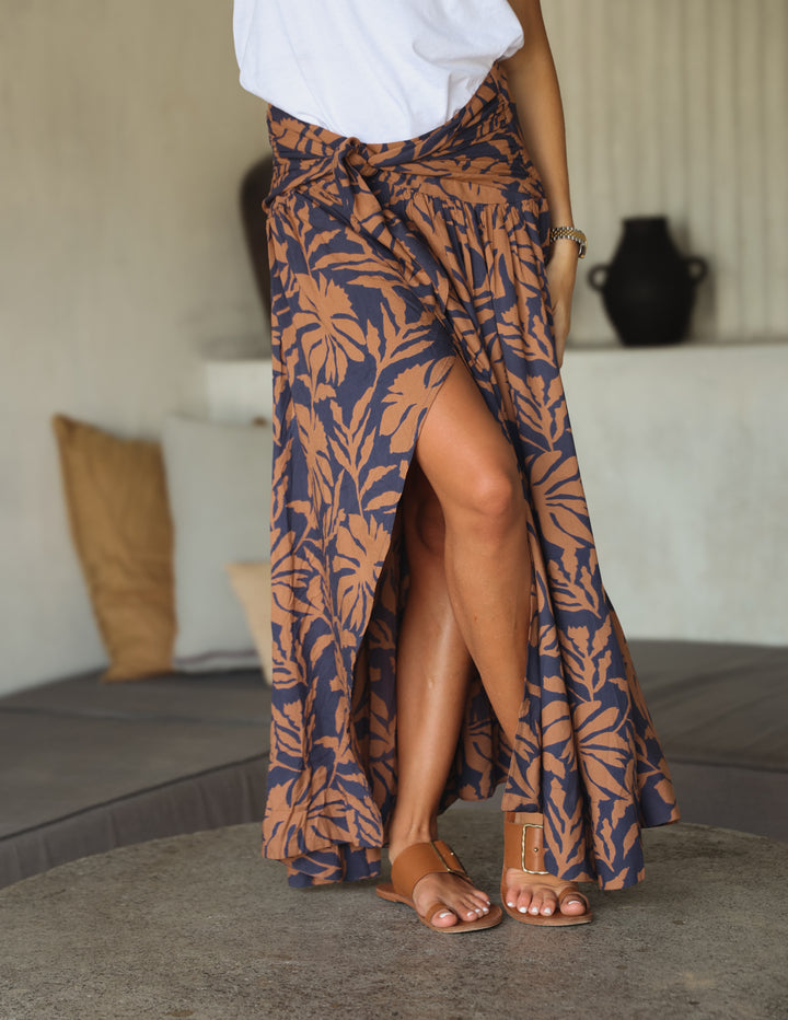 Pollera Camille - Bunga Terracota