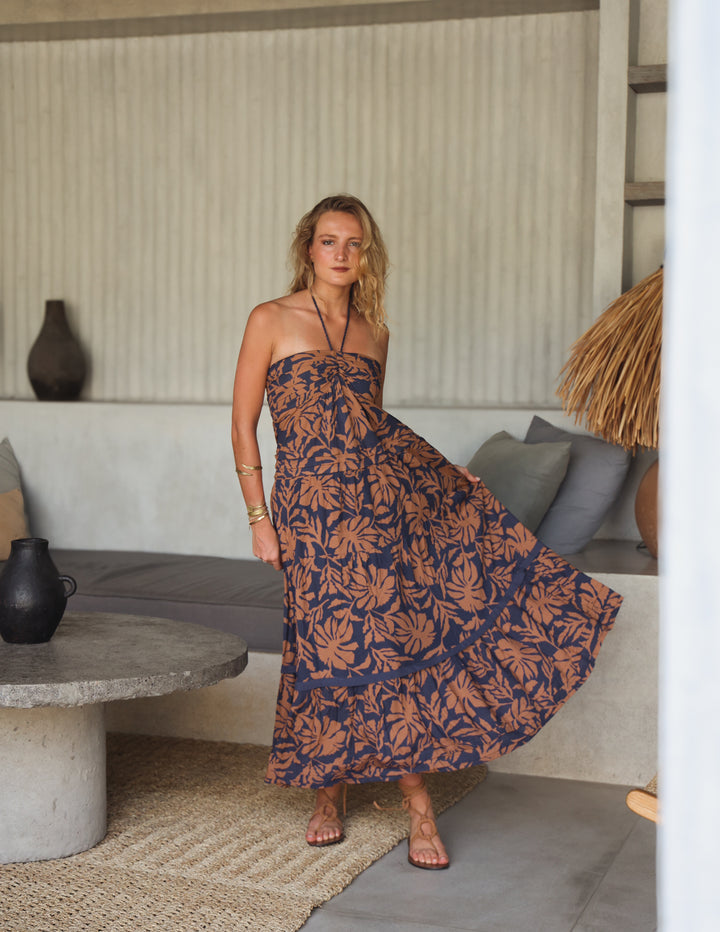 Vestido Élise - Bunga Terracota