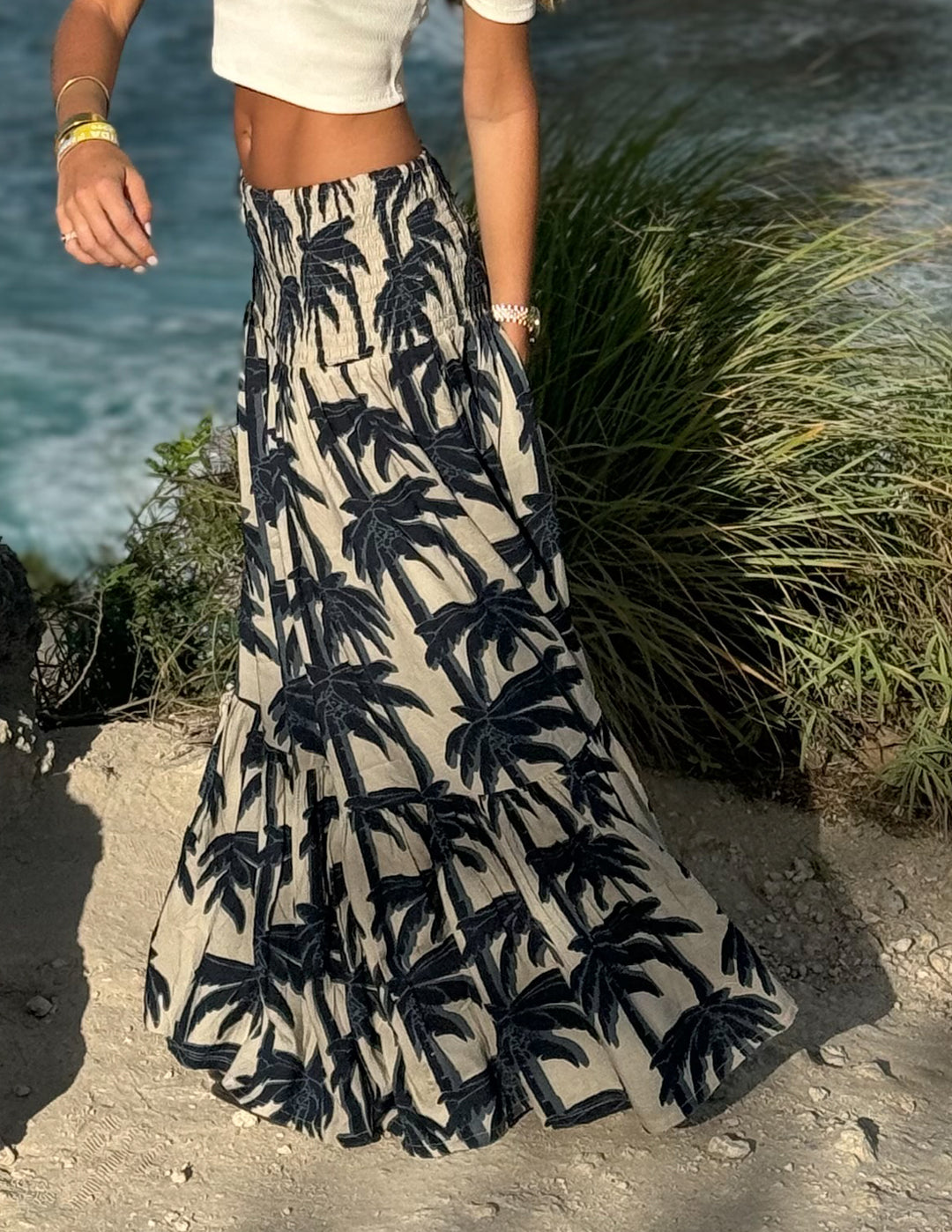 Pollera Gardenia - Telapak Azul