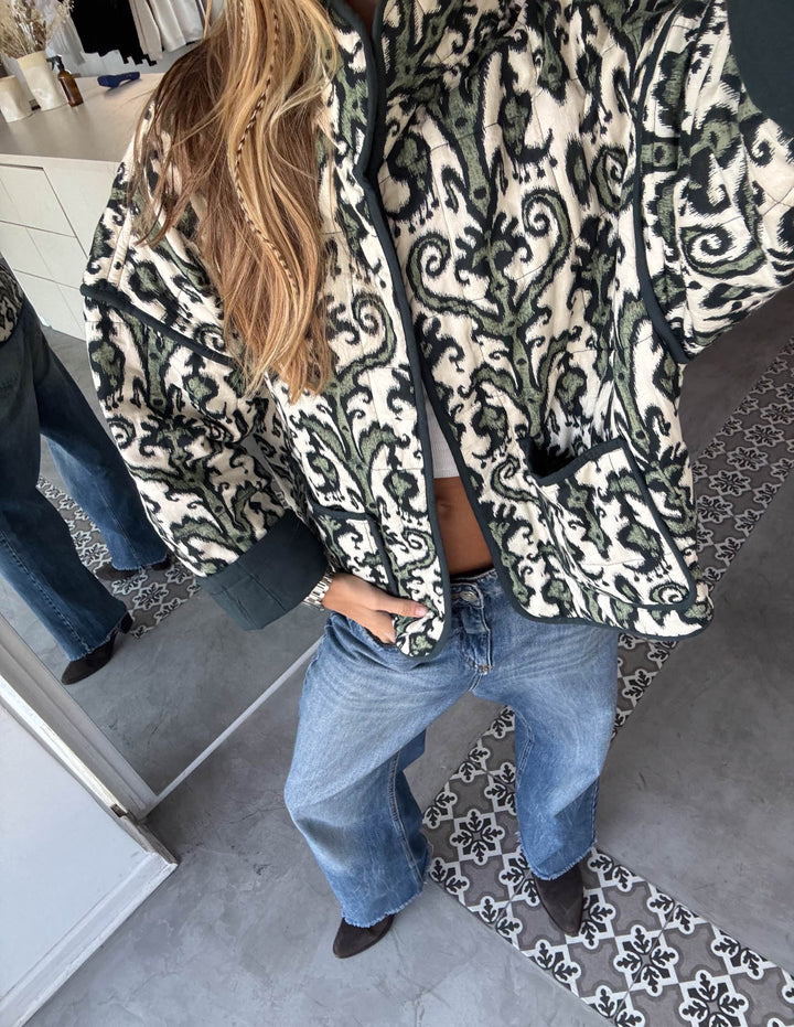 Chaqueta Oversized - Sérénité Verde