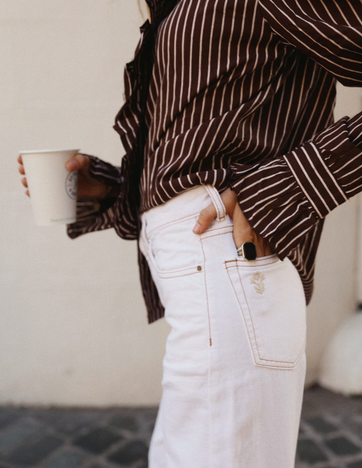 Jeans Básico - Blanco