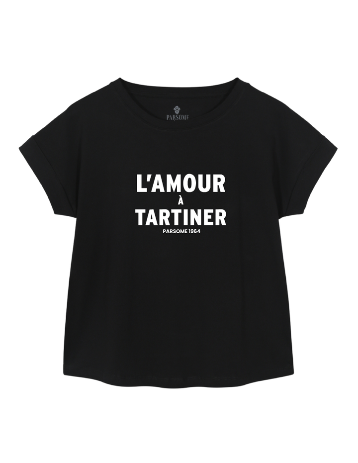Polera Amour Tartiner - Negra