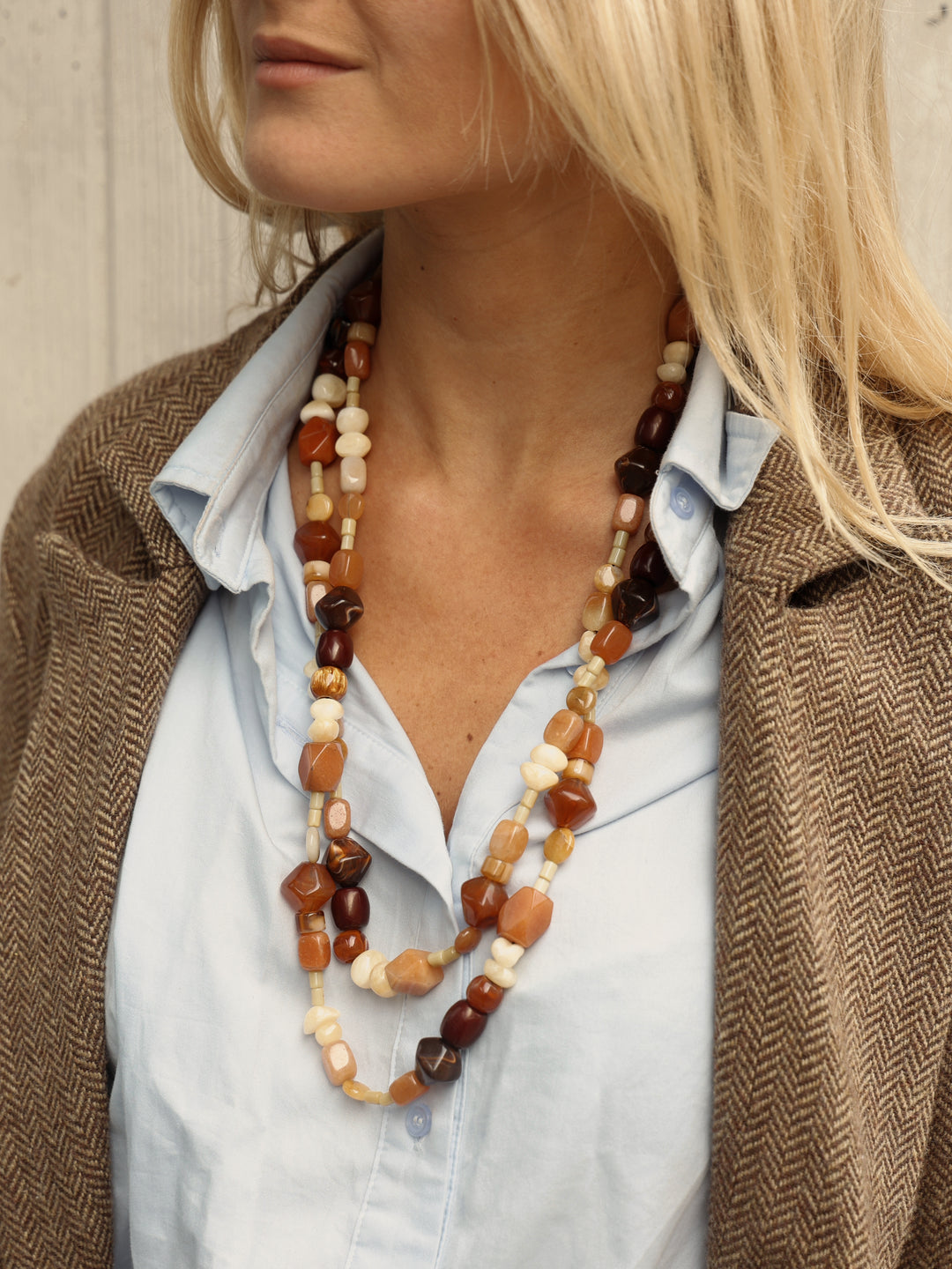 Collar Largo - Camel