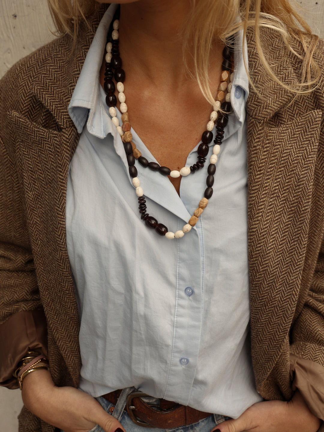 Collar Largo - Café