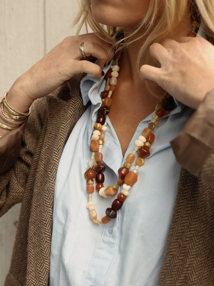 Collar Largo - Camel