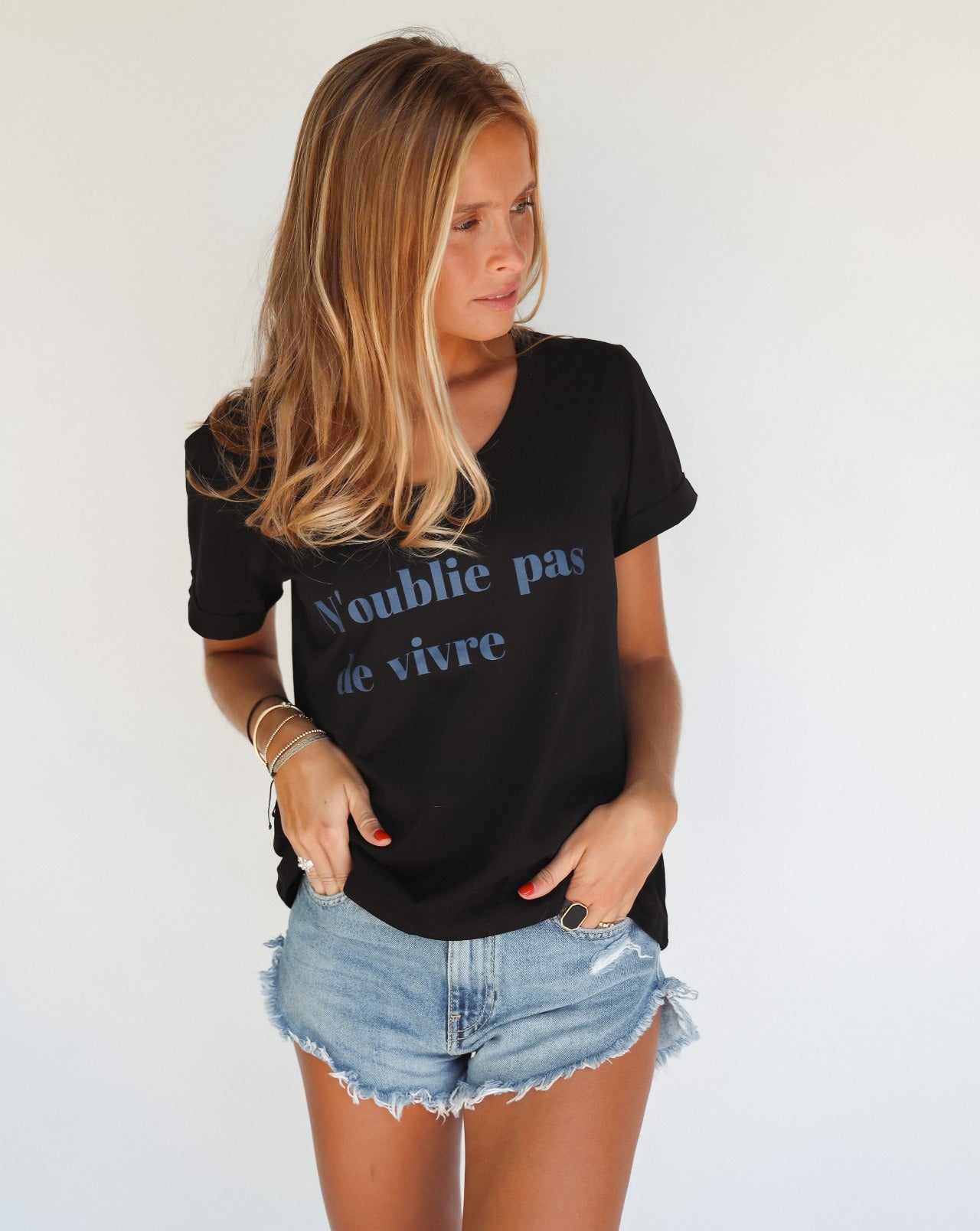 Polera Noublie - Negra
