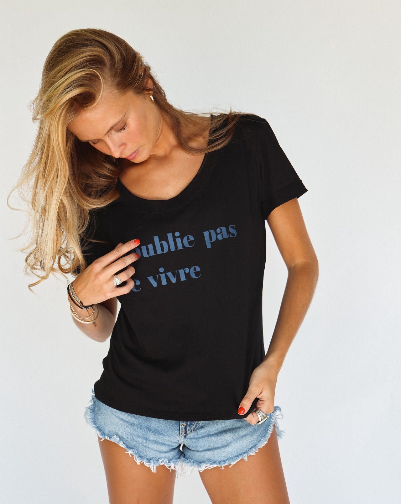 Polera Noublie - Negra