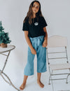 Polera Corona Petite  - Negra