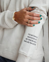 Hoodie Life Matters - Crema
